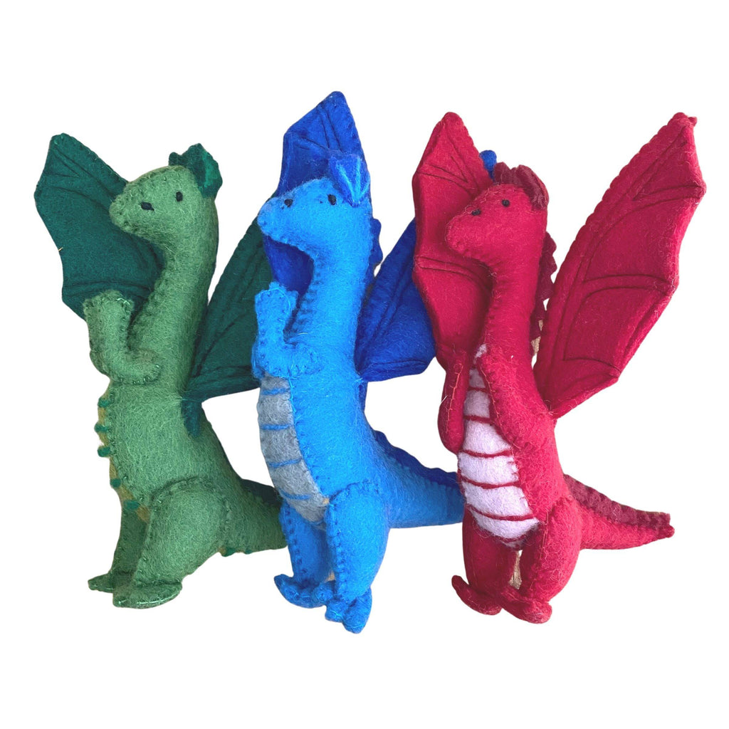 Wool Felt Dragon (Multiple Colors)