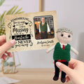 Personalized Crochet Doll from Photo Gifts Handmade Look alike Dolls with Custom Name and Date Memorial Card